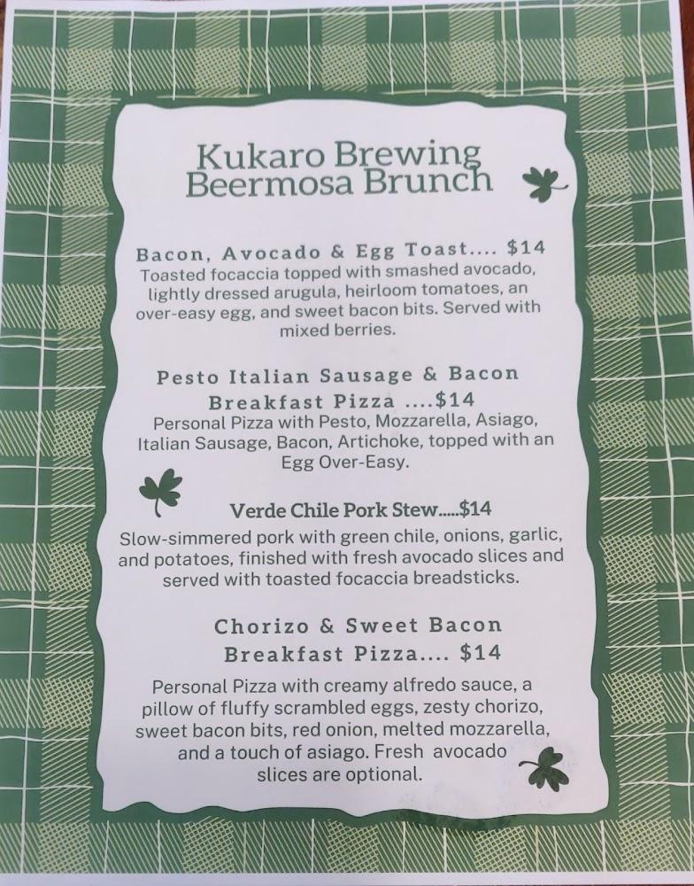 Kukaro Brewing, LLC Menu image 4